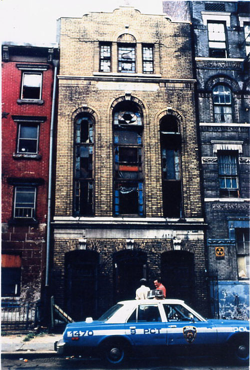 8th Street Shul after 1982 Fire