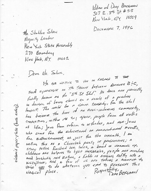 Bergman Letter